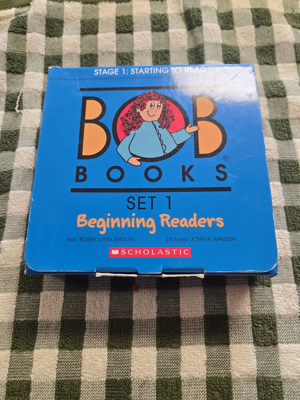 Scholastic BOB Books Set 1 Beginning Readers - Blue with Orange Accents